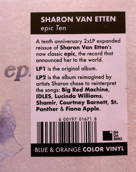 Sharon Van Etten - Epic Ten (nuovo)