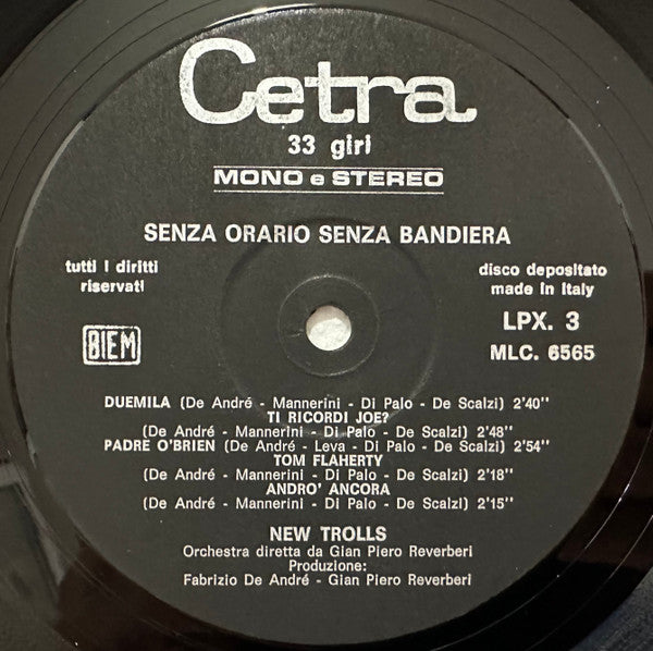 New Trolls - Senza Orario Senza Bandiera