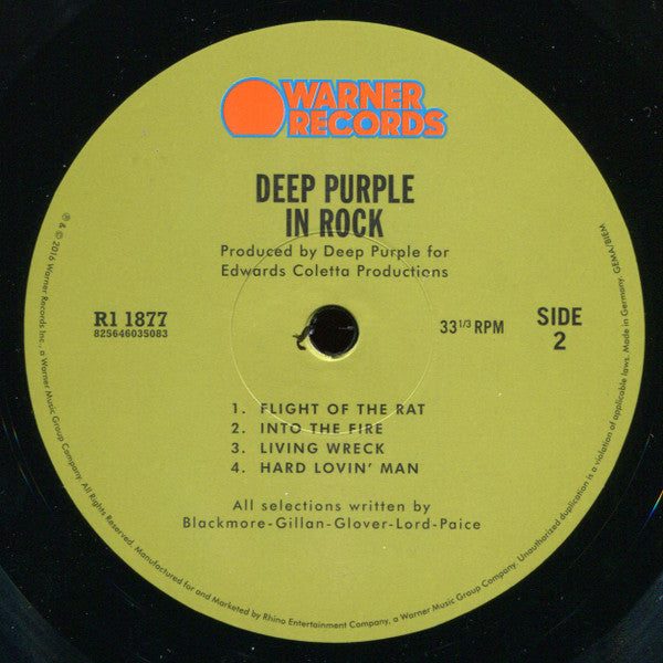 Deep Purple - Deep Purple In Rock (nuovo)