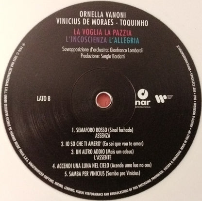 Ornella Vanoni - La Voglia La Pazzia L'incoscienza L'allegria (nuovo)