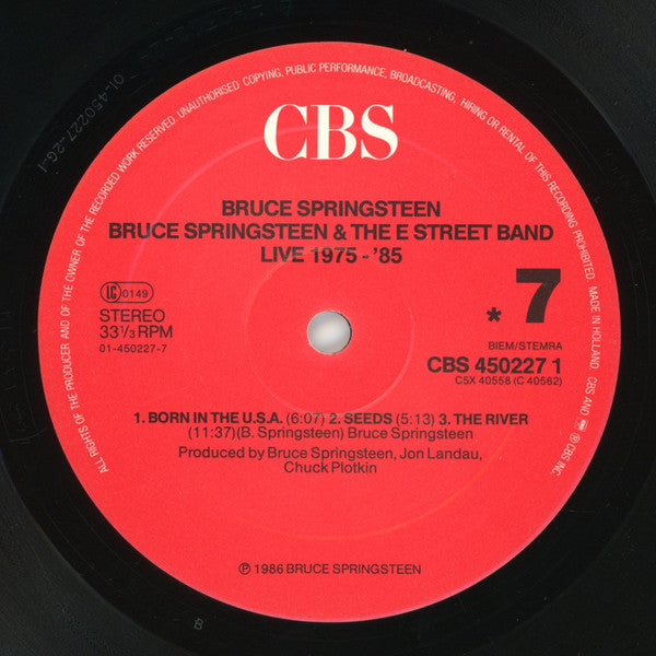 Bruce Springsteen & The E-Street Band - Live/1975-85 (box)