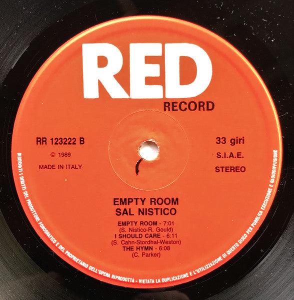 Sal Nistico - Empty Room
