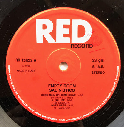Sal Nistico - Empty Room