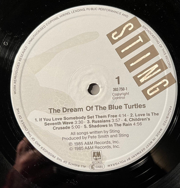 Sting - The Dream Of The Blue Turtles