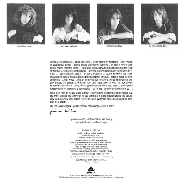 Patti Smith - Horses (nuovo)