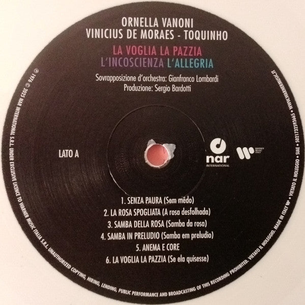 Ornella Vanoni - La Voglia La Pazzia L'incoscienza L'allegria (nuovo)