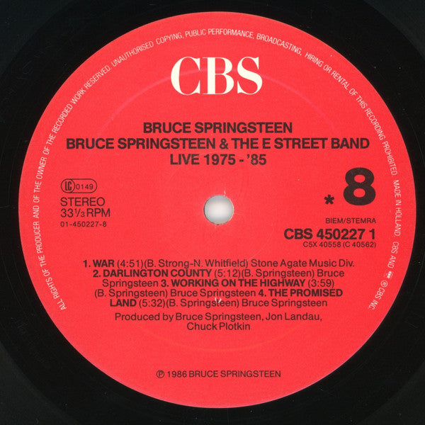 Bruce Springsteen & The E-Street Band - Live/1975-85 (box)