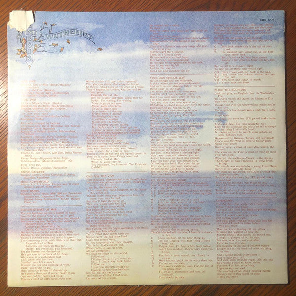 Genesis - Wind & Wuthering