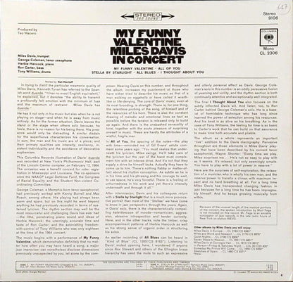 Miles Davis - My Funny Valentine - Miles Davis In Concert