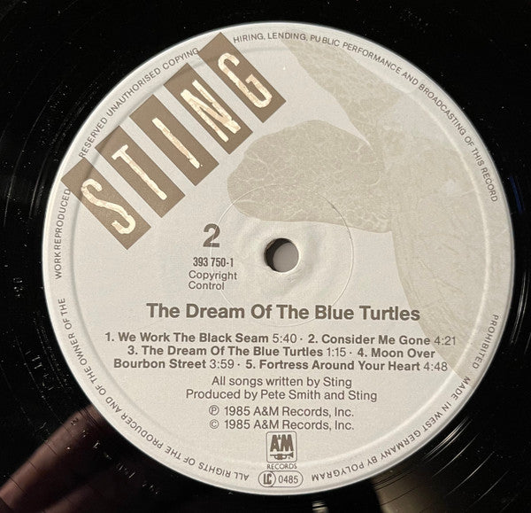 Sting - The Dream Of The Blue Turtles