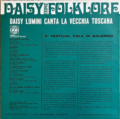 Daisy Lumini - Daisy Come Folklore (Daisy Lumini Canta La Vecchia Toscana)