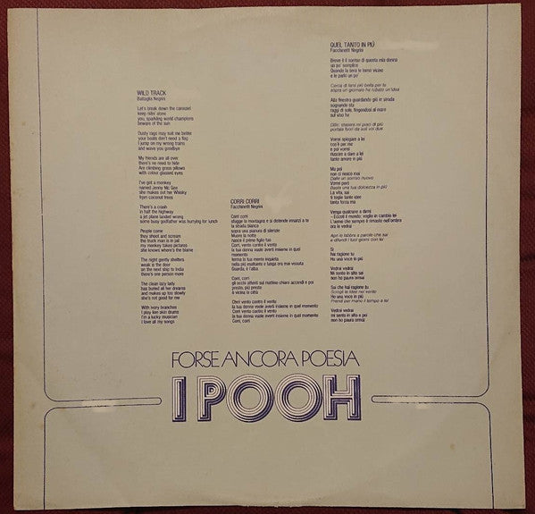 Pooh - Forse Ancora Poesia