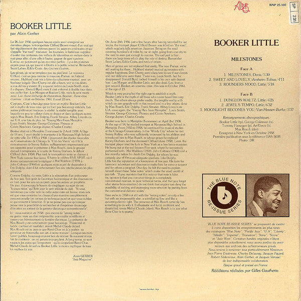 Booker Little - Milestones