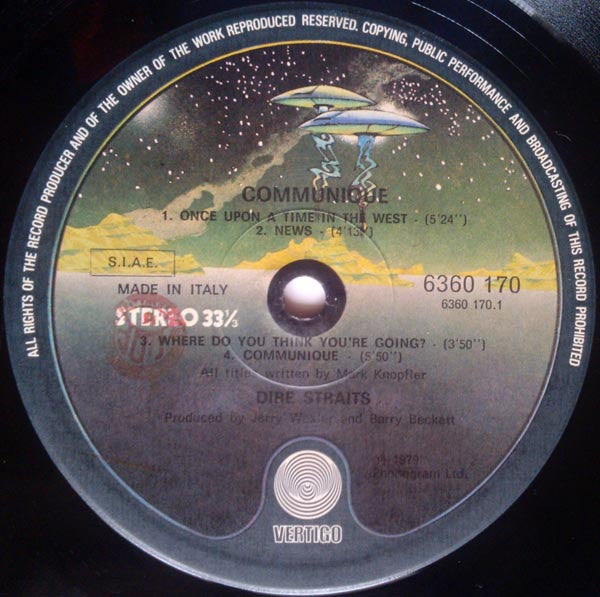 Dire Straits - Communiqué