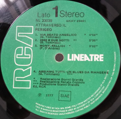 Perigeo - Attraverso Il Perigeo