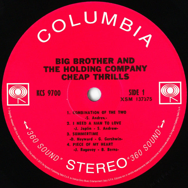 Big Brother & The Holding Company - Cheap Thrills