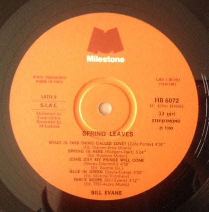 Bill Evans - Spring Leaves