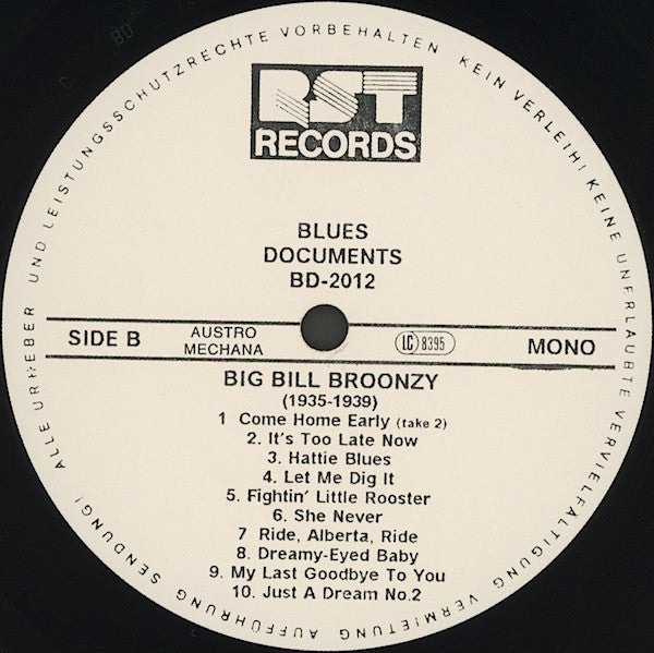 Big Bill Broonzy - Big Bill Broonzy (1935-1939)