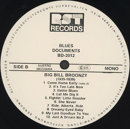 Big Bill Broonzy - Big Bill Broonzy (1935-1939)