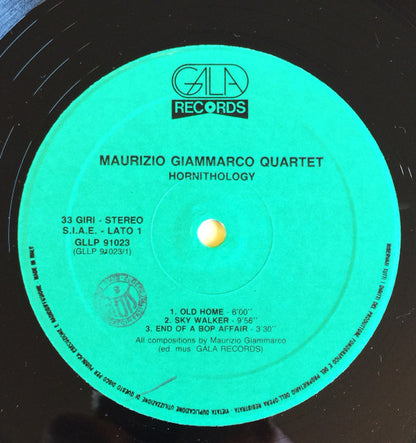 Maurizio Giammarco Quartet - Hornithology
