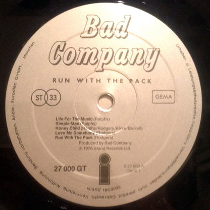 Bad Company - Run With The Pack