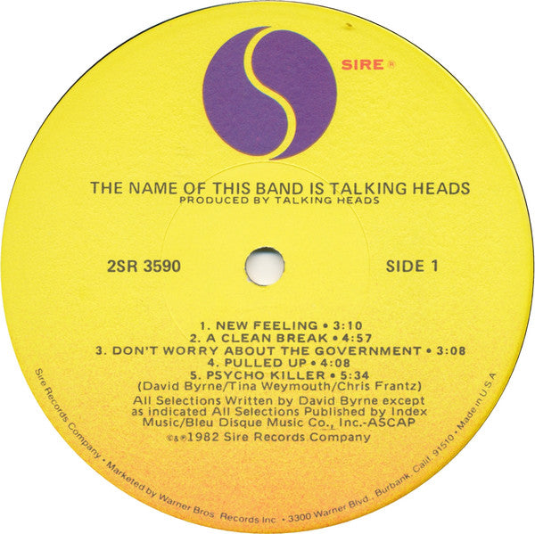 Talking Heads - The Name Of This Band Is Talking Heads