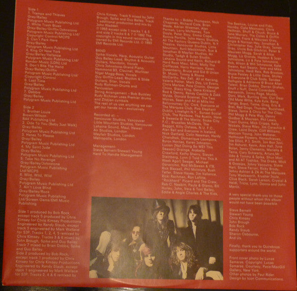 The Quireboys - Bitter Sweet & Twisted