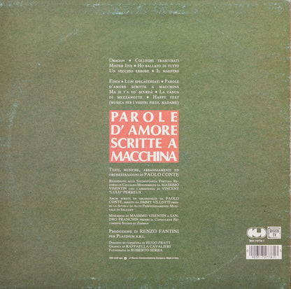 Paolo Conte - Parole D'Amore Scritte A Macchina