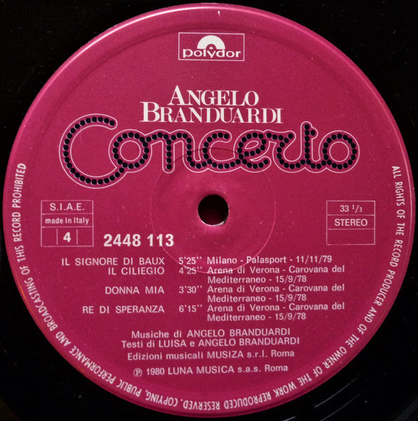 Angelo Branduardi - Concerto (box)