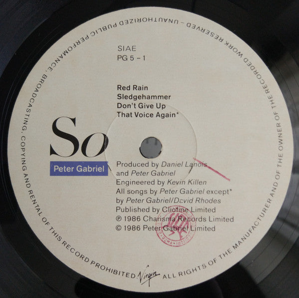 Peter Gabriel - So