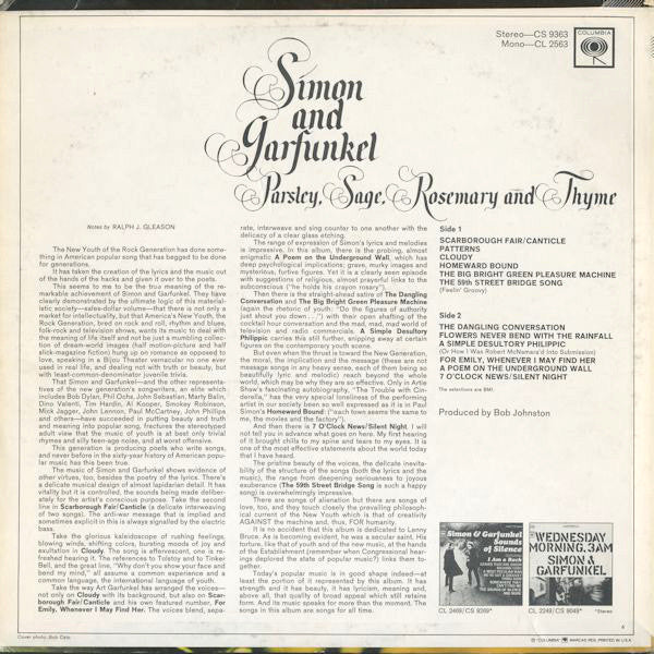 Simon & Garfunkel - Parsley, Sage, Rosemary And Thyme
