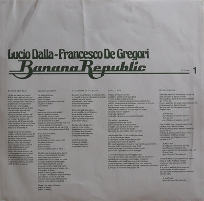 Lucio Dalla - Banana Republic