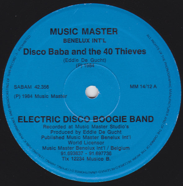 Electric Disco Boogie Band - Disco Baba And The 40 Thieves