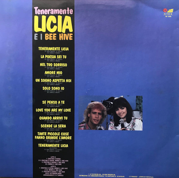Licia E I Bee Hive ‎– Teneramente