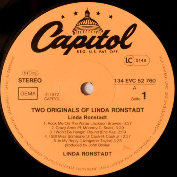 Linda Ronstadt - 2 Originals Of Linda Ronstadt