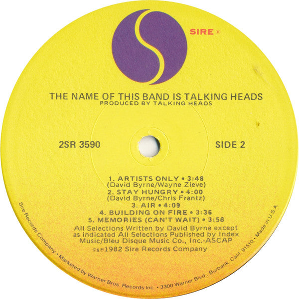 Talking Heads - The Name Of This Band Is Talking Heads