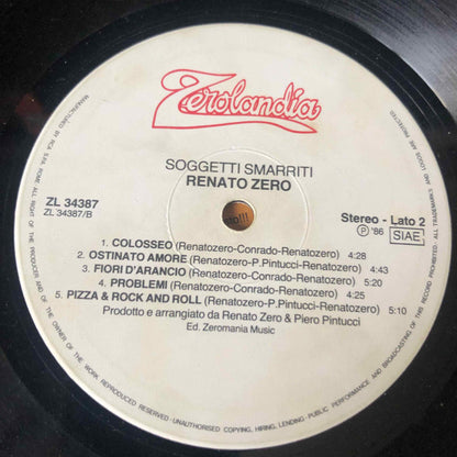 Renato Zero - Soggetti Smarriti