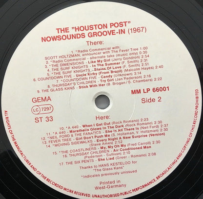 Various - The Houston Post: Nowsounds Groove-In