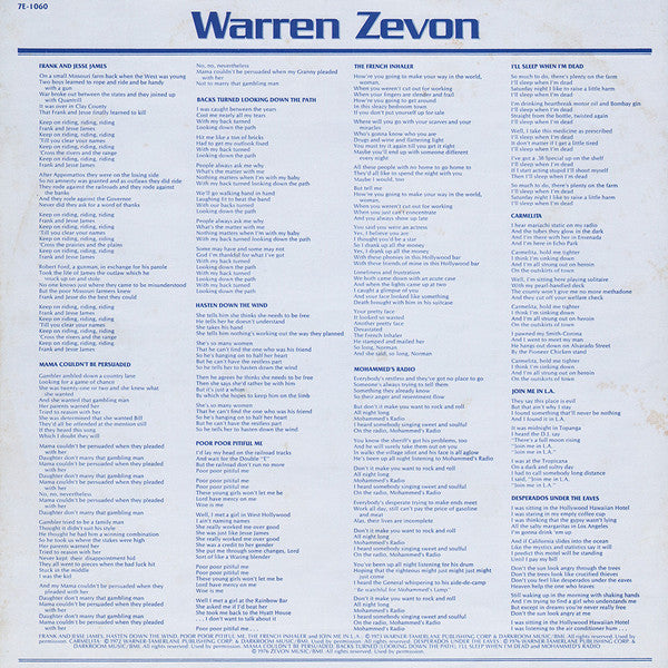 Warren Zevon - Warren Zevon