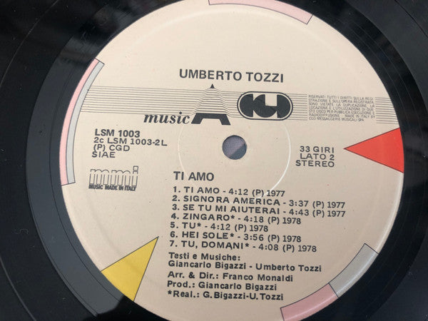 Umberto Tozzi - Ti Amo