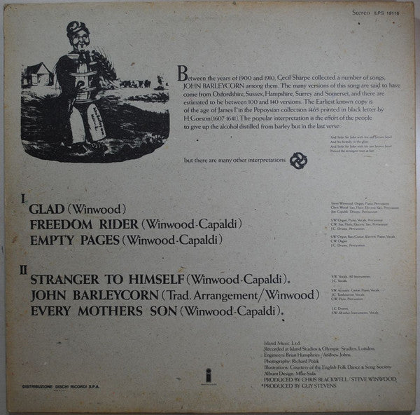 Traffic - John Barleycorn Must Die