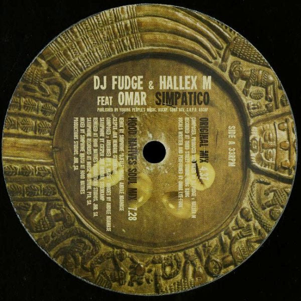 DJ Fudge & Hallex M Feat Omar ‎– Simpatico