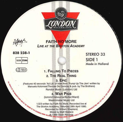 Faith No More - Live At The Brixton Academy