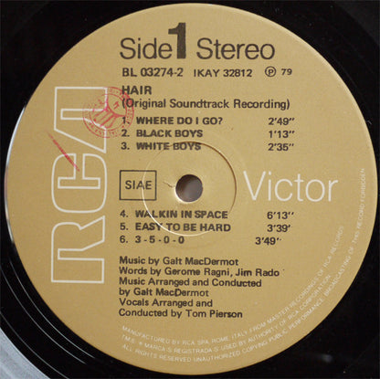 Galt MacDermot - Hair (Original Soundtrack Recording)