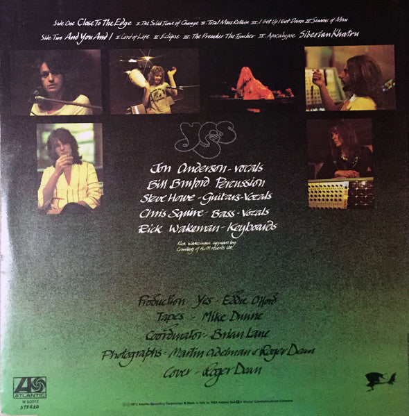 Yes - Close To The Edge