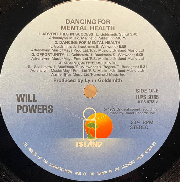 Will Powers - Dancing For Mental Health
