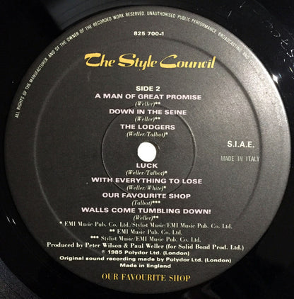 The Style Council - Our Favourite Shop