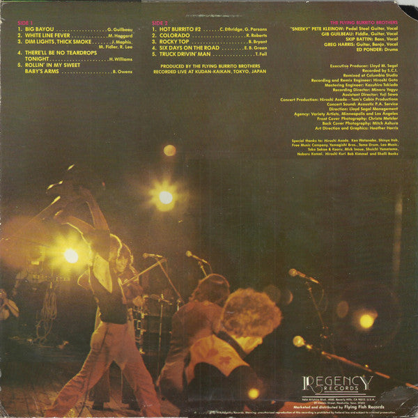 The Flying Burrito Bros - Live From Tokyo