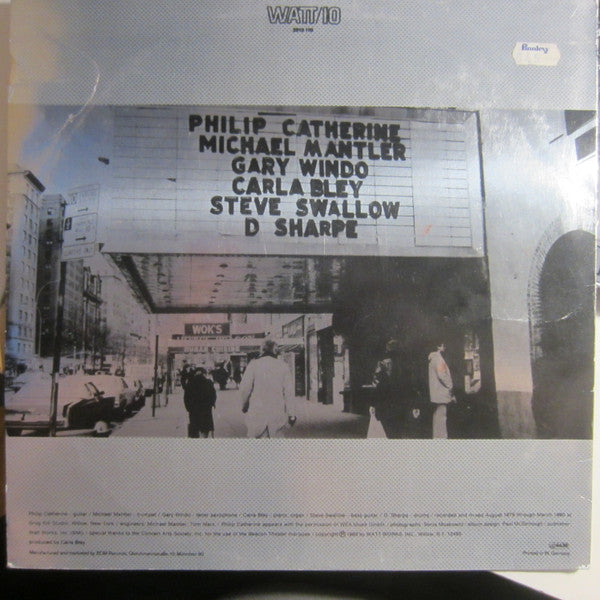 Michael Mantler - More Movies
