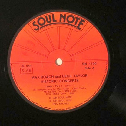 Max Roach - Historic Concerts